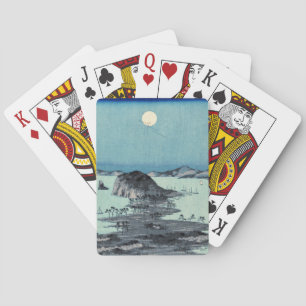Baraja De Cartas Luna llena Kanazawa 1857 Medio