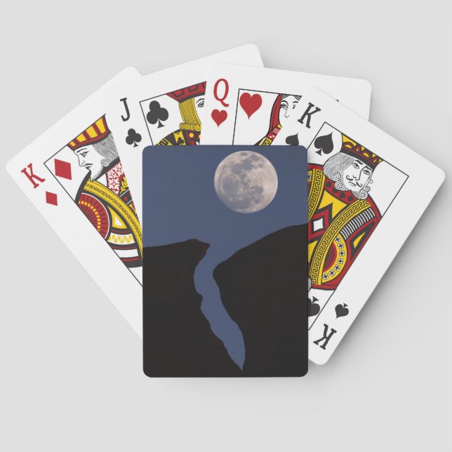 Baraja De Cartas Luna Llena | Monument Valley, Arizona (Reverso)