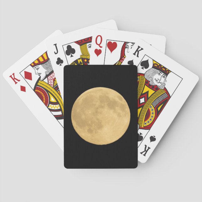 Baraja De Cartas Luna Llena | Seattle, Washington (Reverso)