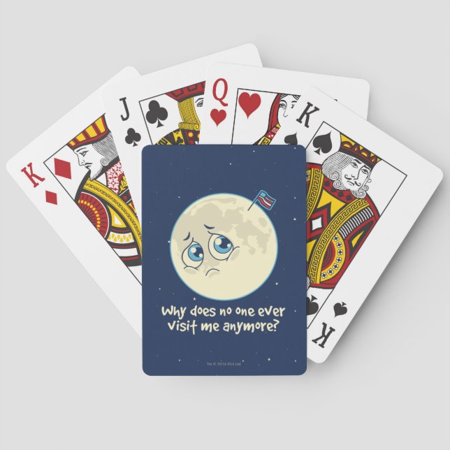Baraja De Cartas Luna triste (Reverso)