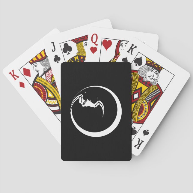 Baraja De Cartas Luna y Murciélago (Reverso)