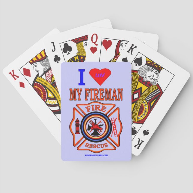 BARAJA DE CARTAS LUV MI FIREMA (Reverso)