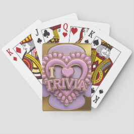 Baraja De Cartas Luxe I Love Trivia Card Deck