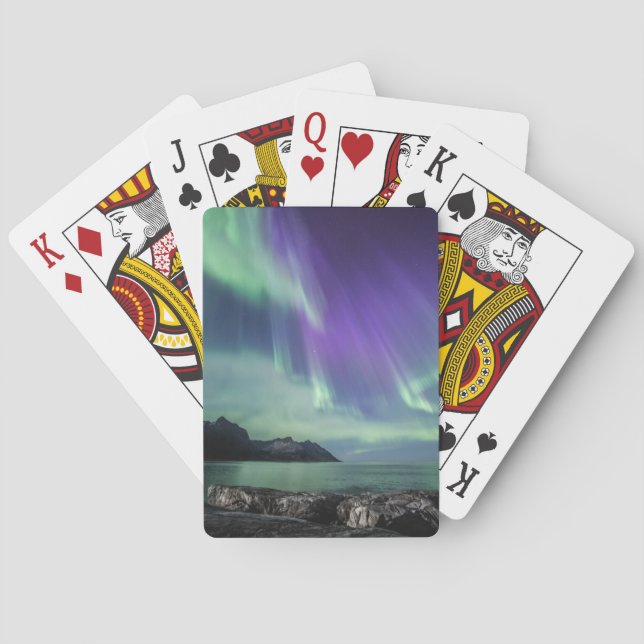 Baraja De Cartas Luz boreal Senja (Reverso)