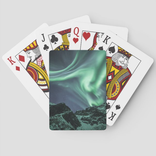 Baraja De Cartas Luz del Norte Noruega (Reverso)