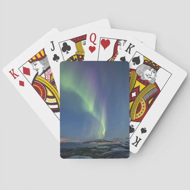 Baraja De Cartas Luz del Norte Noruega (Reverso)