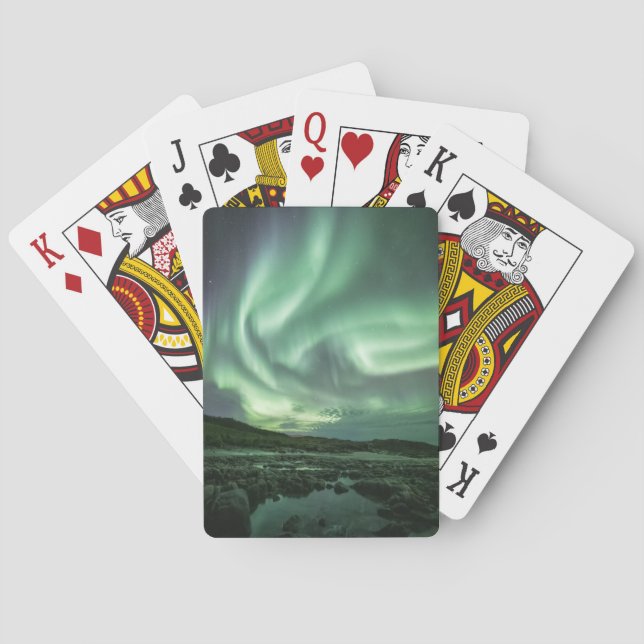 Baraja De Cartas Luz del Norte Noruega (Reverso)
