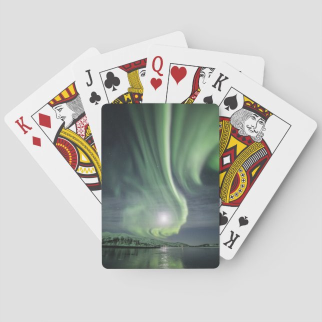 Baraja De Cartas Luz del Norte Noruega (Reverso)