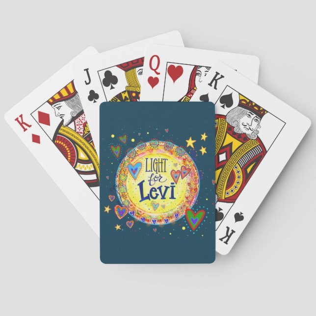 Baraja De Cartas Luz para la "Inespiritividad" de Levi (Reverso)