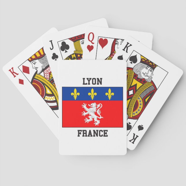Baraja De Cartas Lyon Francia (Reverso)