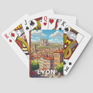 Baraja De Cartas Lyon Francia Basílica Viajes