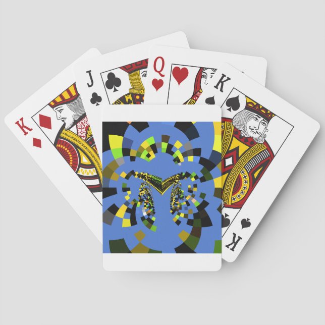 Baraja De Cartas M Azul (Reverso)