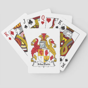 Baraja De Cartas MacBain Family Crest