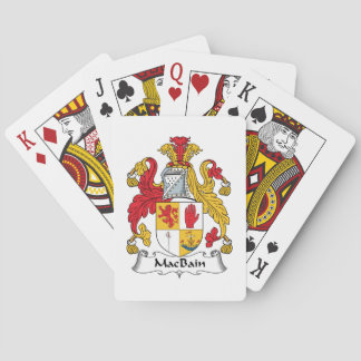 Baraja De Cartas MacBain Family Crest