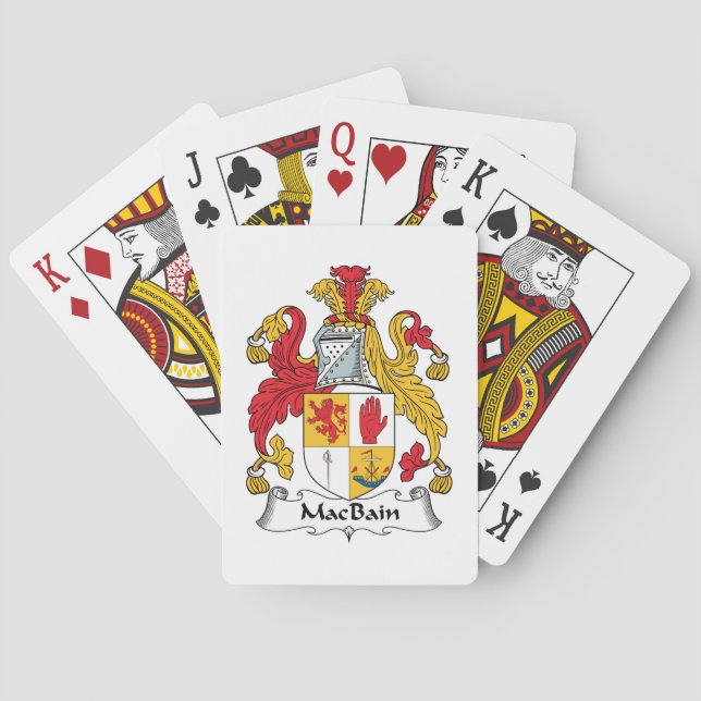 Baraja De Cartas MacBain Family Crest (Reverso)