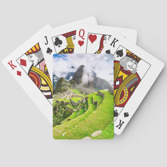 Baraja De Cartas Machu Picchu, Cusco, Perú (Reverso)