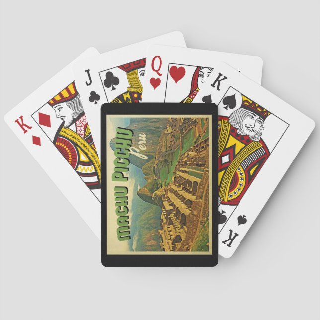 Baraja De Cartas Machu Picchu Perú (Reverso)