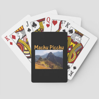 Baraja De Cartas Machu Picchu ruina el amanecer en el Perú