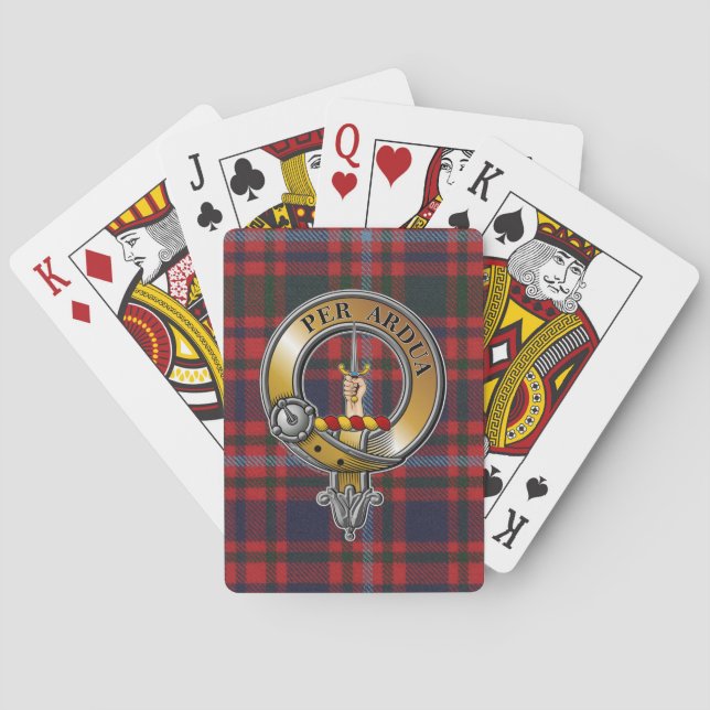 Baraja De Cartas MacIntyre Tartan & Badge (Reverso)
