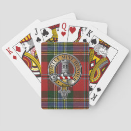 Baraja De Cartas MacLean Tartan & Badge