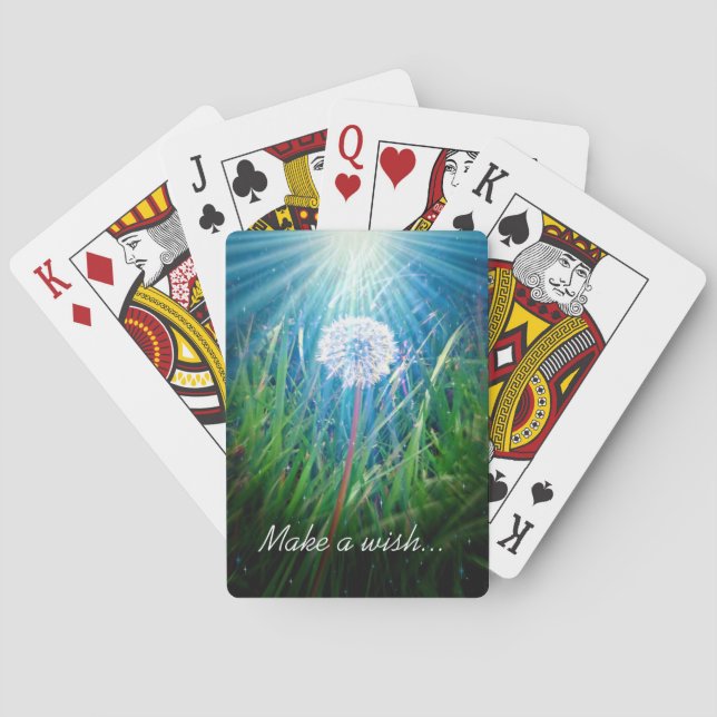 Baraja De Cartas Macro de Diente de León (Reverso)