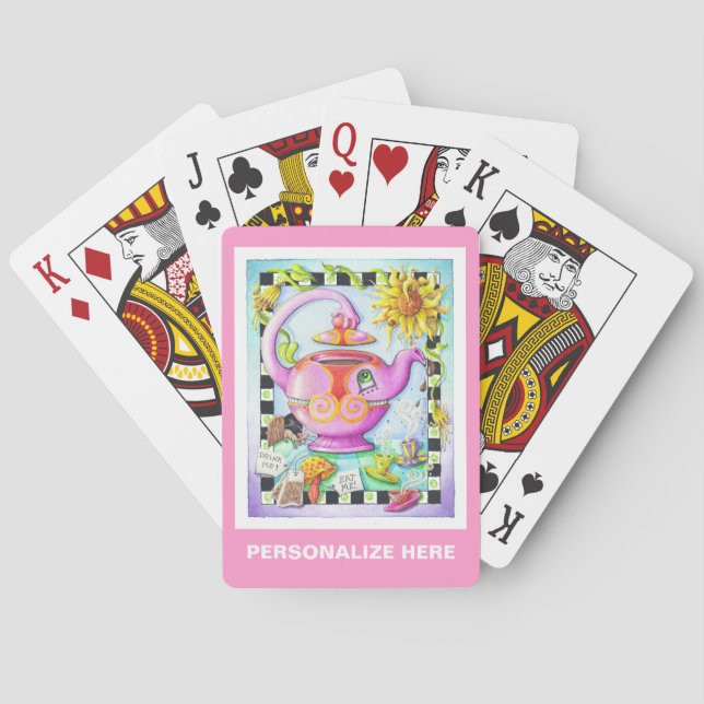 BARAJA DE CARTAS MAD ACERCA DE TEA FIESTA (Reverso)