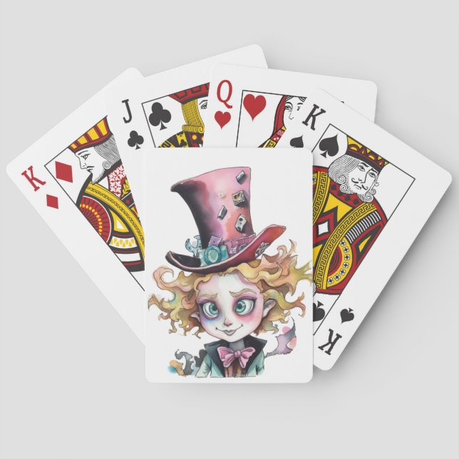 Baraja De Cartas Mad Hatter (Reverso)