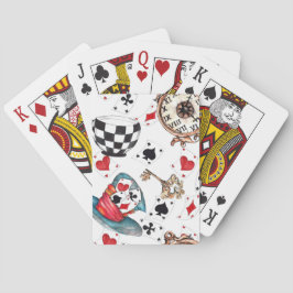 Baraja De Cartas Mad Hatter Gorra y tarjetas