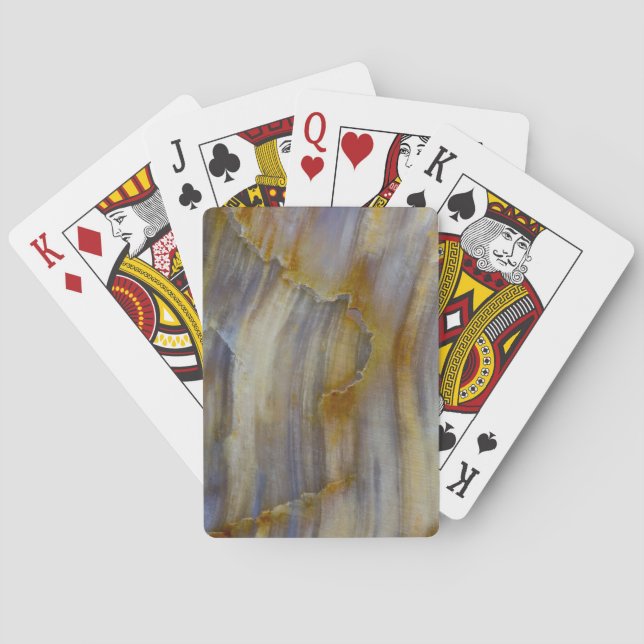 Baraja De Cartas Madera menuzada (Reverso)