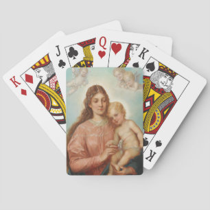 Baraja De Cartas Madona y Niño