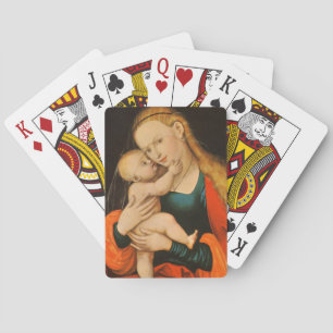 Baraja De Cartas Madona y Niño