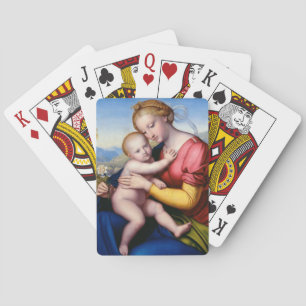 Baraja De Cartas Madona y Niño