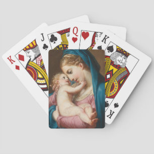 Baraja De Cartas Madonna y el niño