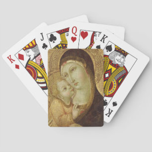Baraja De Cartas Madonna y el niño