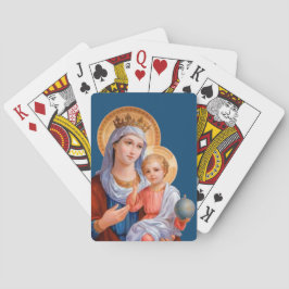 Baraja De Cartas Madonna y el niño