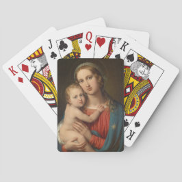 Baraja De Cartas Madonna y el niño