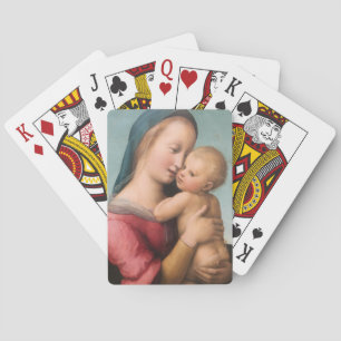 Baraja De Cartas Madonna y el niño