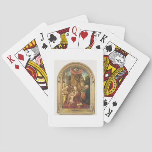 Baraja De Cartas Madonna y el niño Enthroned