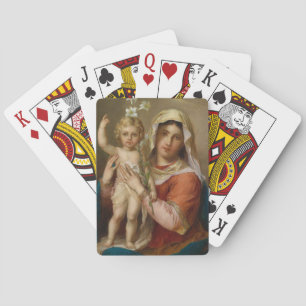 Baraja De Cartas Madonna y Niño