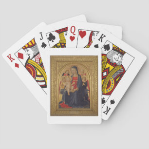 Baraja De Cartas Madonna y niño con los ángeles, c.1467 (aceite en