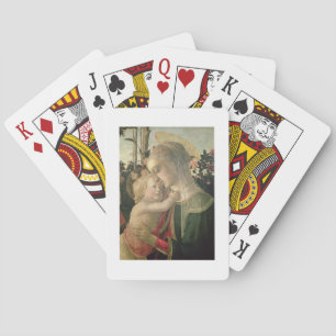 Baraja De Cartas Madonna y niño con St. John el Bautista, detai