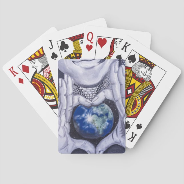 Baraja De Cartas Madre del Día de la Tierra (Reverso)