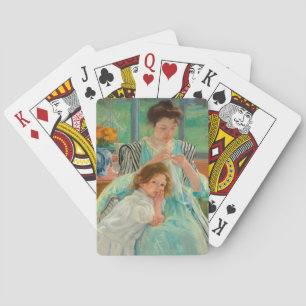 Baraja De Cartas Madre joven masticando   Mary Cassatt