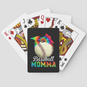 Baraja De Cartas Madre mami de béisbol cumpleaños