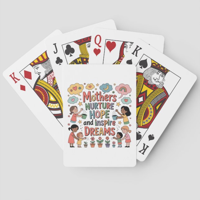 Baraja De Cartas Madres Nutren Esperanza e Inspiran Sueños (Reverso)