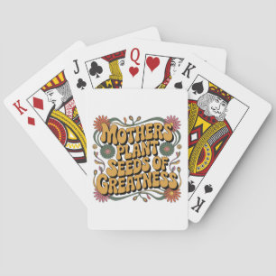 Baraja De Cartas Madres Siembran Semillas De Grandeza