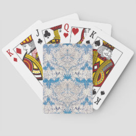 Baraja De Cartas Madreselva Azul (por William Morris)
