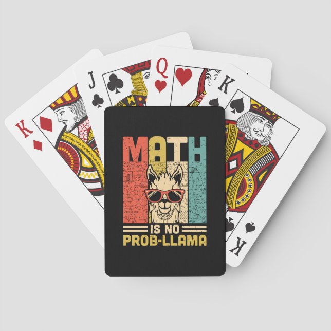 Baraja De Cartas Maestra Matemática No Es Problema (Reverso)