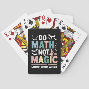 Baraja De Cartas Maestra No Matemática Mágica Mostrar tu trabajo