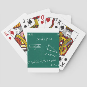 Baraja De Cartas maestro de matemáticas algebra geek